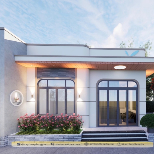 Mẫu Nhà 1 Tầng Hiện Đại